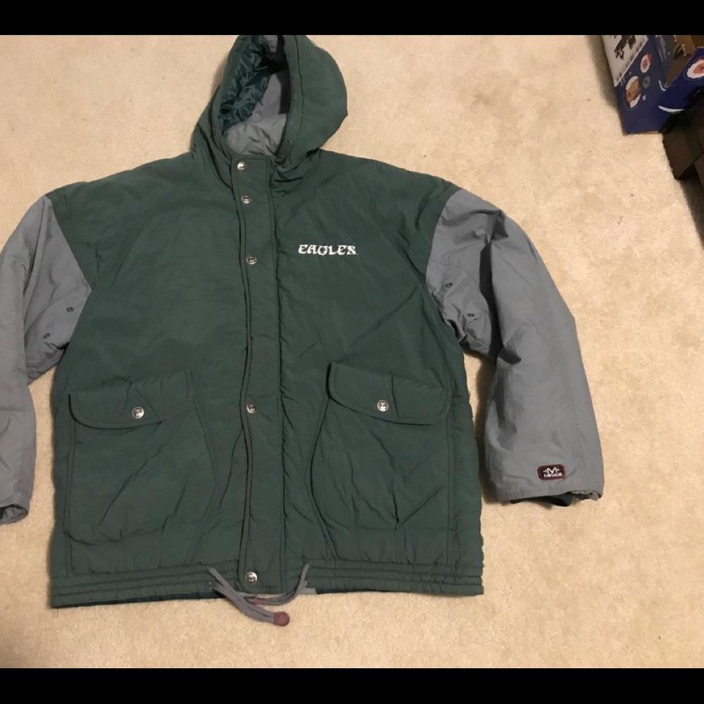 Vtg Mirage Philadelphia Eagles Jacket Sz XXL